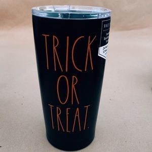 Rae Dunn by Magenta, Trick or Treat! Brand New tumbler, 17oz